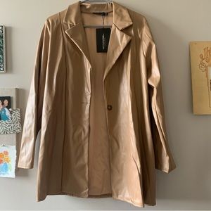 NWT Faux Leather Jacket
